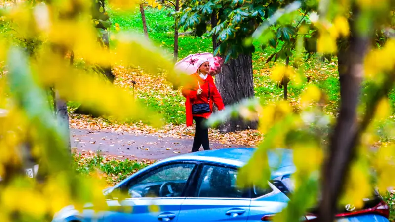 Дождь Алматы Жаңбыр осень күз