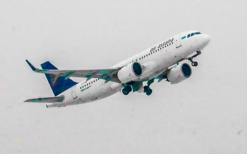 самолет, рейс, аэропорт, air astana