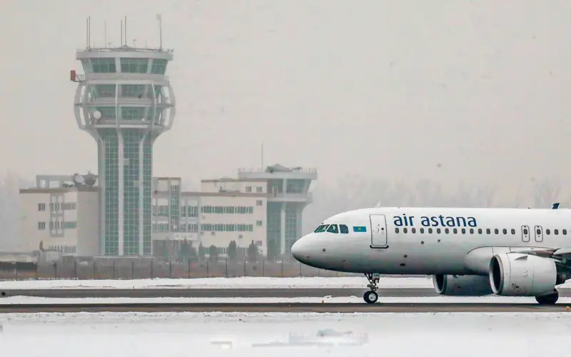 самолет, рейс, аэропорт, air astana