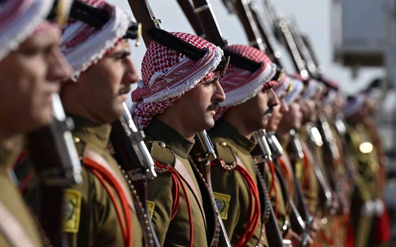 Иордания, военные, почетный караул