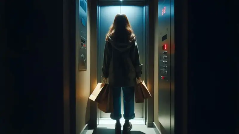 дети в лифте