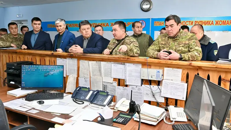 Правительственная комиссия работает на месте обрушения шахты в области Улытау