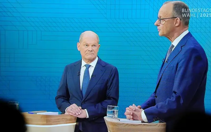 Олаф Шольц и Фридрих Мерц