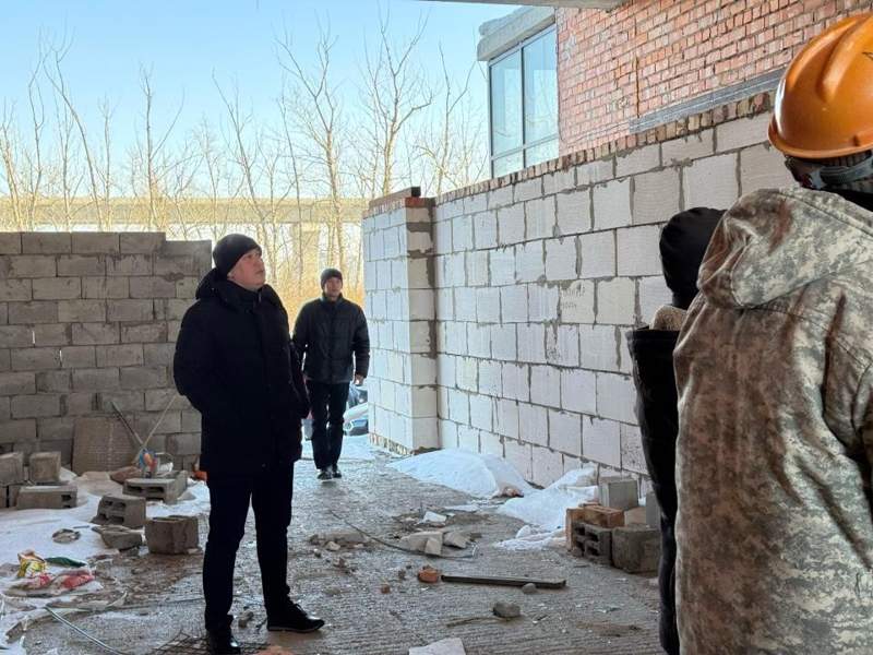 В Астане сносят часть ЖК Family park В Астане сносят часть ЖК Family park