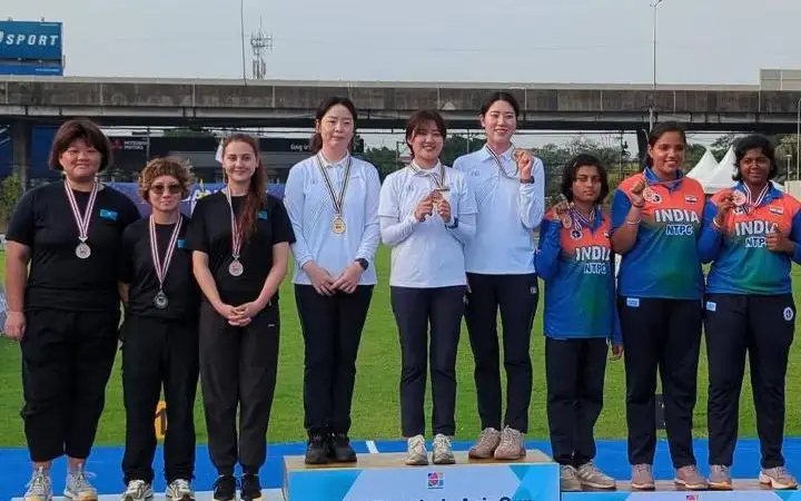 Три серебряные медали завоевали казахстанские лучники в Бангкоке