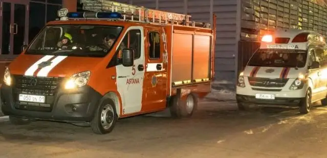 Смертельное ДТП в Астане: пожарная машина протаранила такси