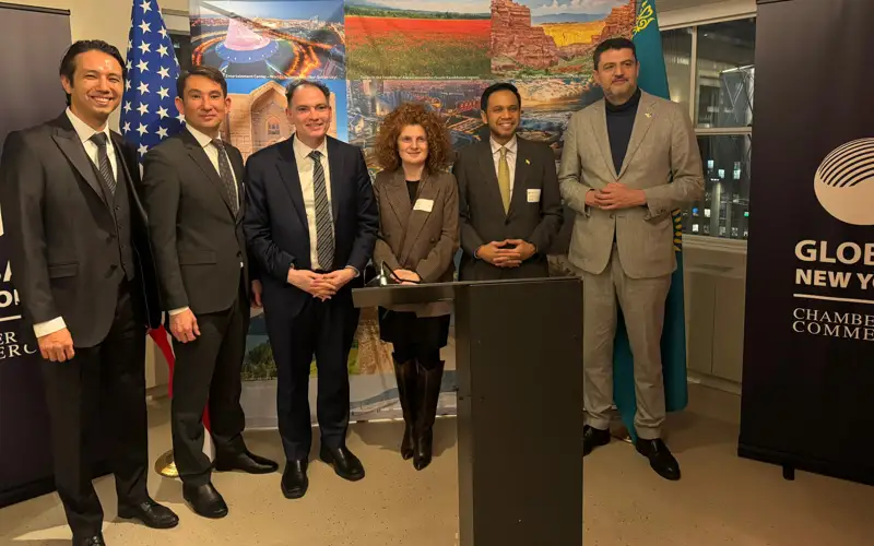 Казахстанские предприниматели укрепляют сотрудничество с Global New York Chamber of Commerce