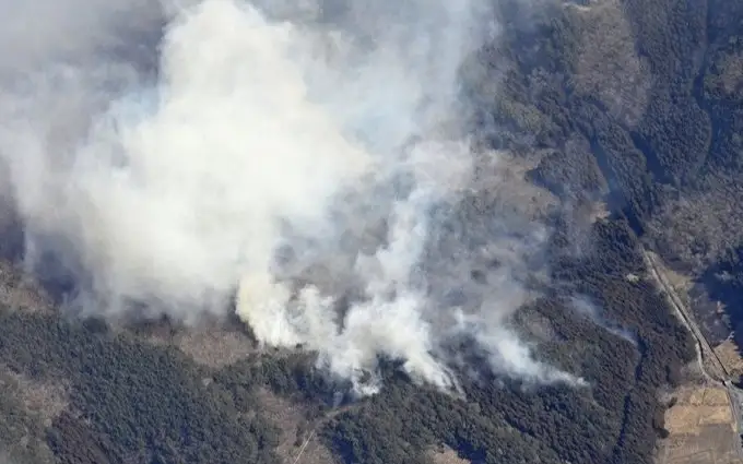 Wildfire in Japan