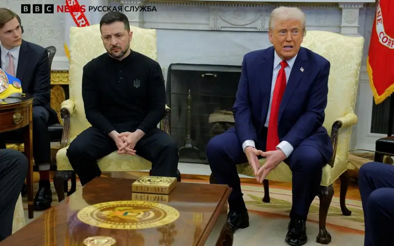 Ақ үйде Трамп пен Зеленскийдің кездесуі өтіп жатыр