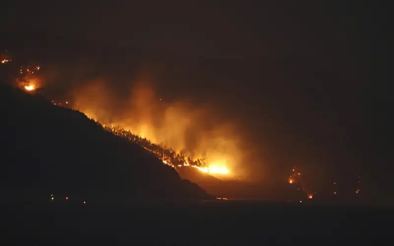 Wildfires in Japan 