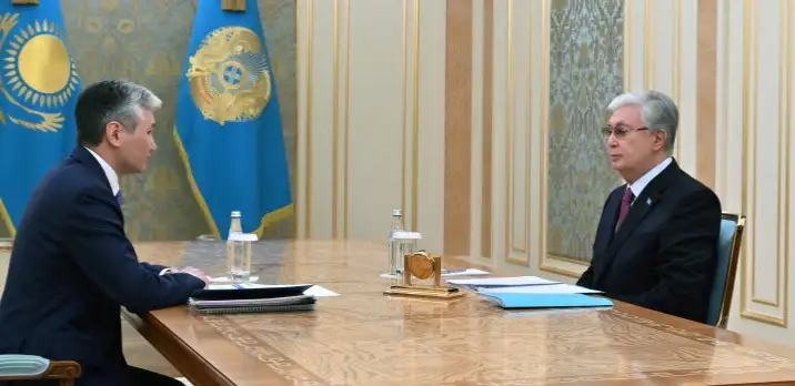 Мемлекет басшысы Ұлытау облысының әкімі Дастан Рыспековті қабылдады