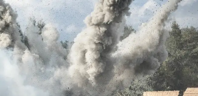 Снаряд попал в жилой дом на севере Южной Кореи: три человека ранены