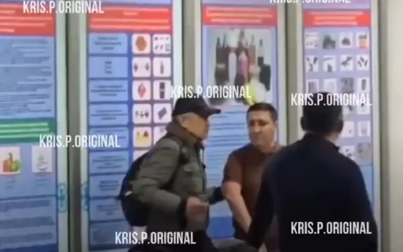 Захват заложницы в аэропорту Алматы: момент задержания мужчины сняли на видео