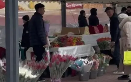 Цветочная феерия в Шымкенте: праздничная ярмарка к 8 Марта