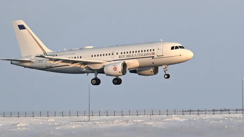 Италия Президентінің ұшағы елорда әуежайына қонды