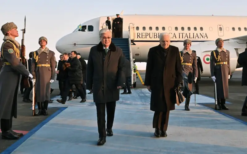 President of Italy arrives in Astana