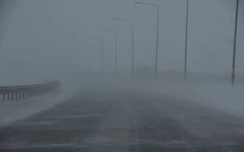 погода, боран, метель, дорога