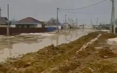 Талые воды затопили село Бозой