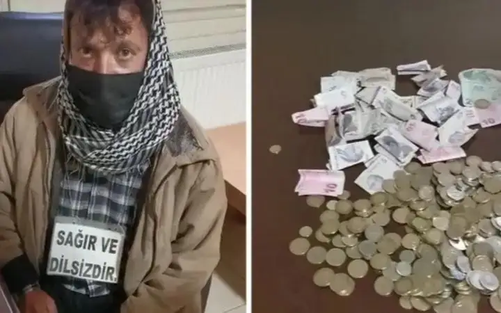 Туркиялик тиланчи бир неча кунда қарийб 4500 доллар йиғди