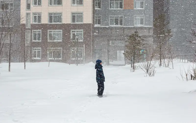 снег, метель, отмена занятий, погода, ауа райы, қар, қыс