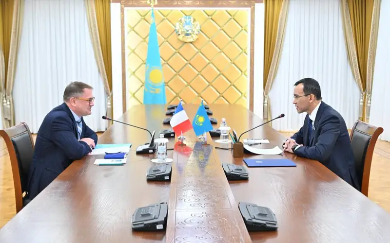 Мәулен Әшімбаев Францияның Қазақстандағы Елшісімен кездесті