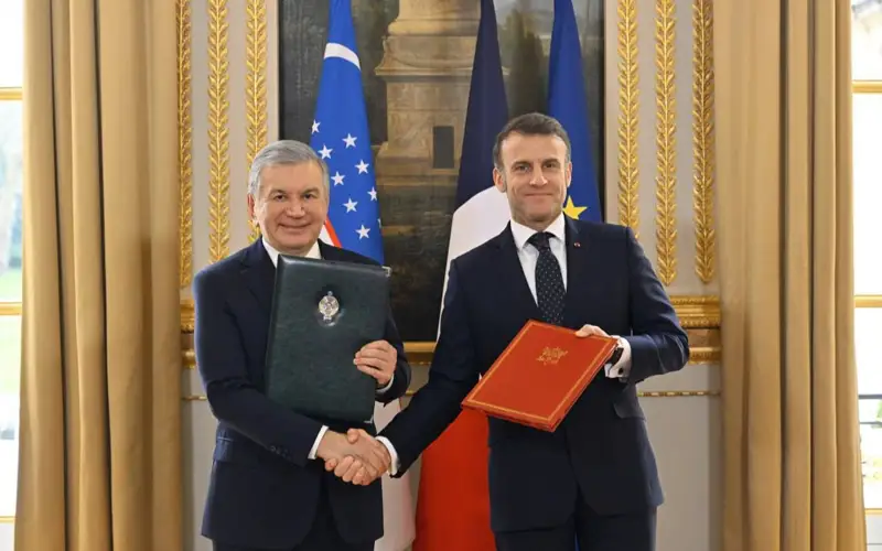 Өзбекстан мен Франция стратегиялық әріптестік декларациясына қол қойды