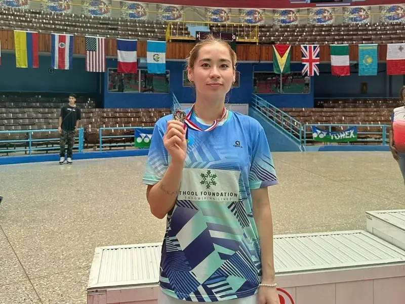 Kazakh badminton player Kamila Smagulova claims silver at tournament in Havana