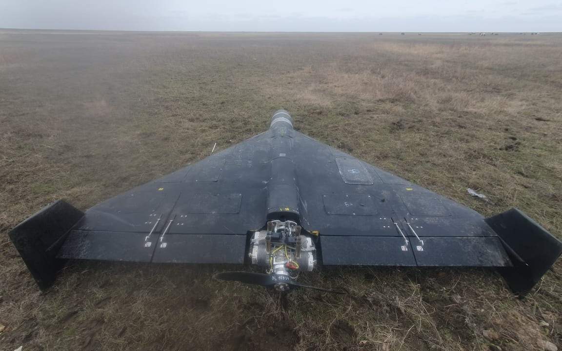 Беспилотник упал в ЗКО