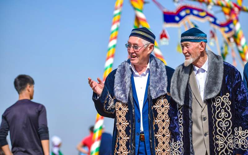 Kazakh national clothing, Nauryz, Kazakhstan