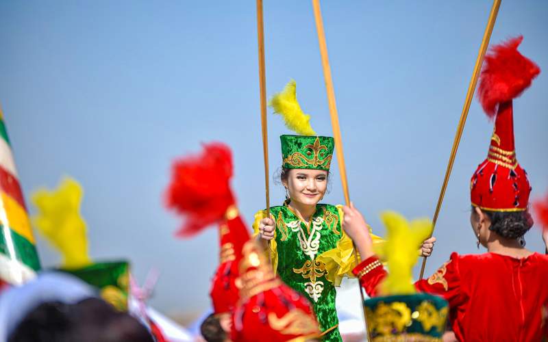 Kazakh national clothing, Nauryz, Kazakhstan