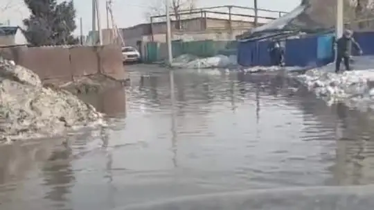 Подтопление в Макинске