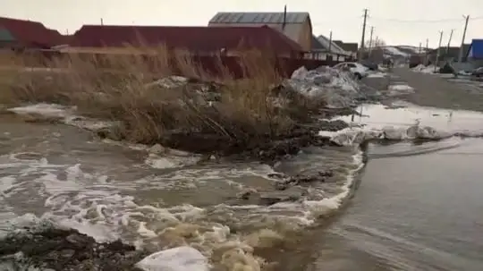 В пригороде Усть-Каменогорска начались первые паводки