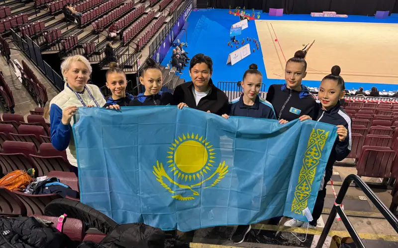 Казахстанские гимнастки добились высоких результатов в Афинах