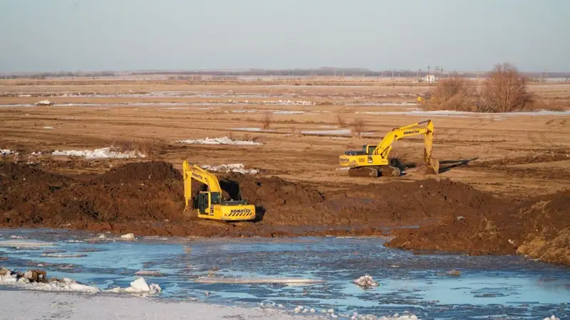 В Акмолинской области очищено и обустроено более 150 км русел рек и водоотводных каналов