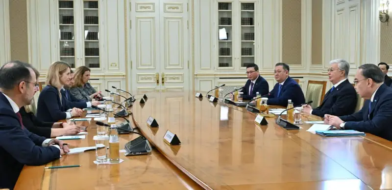 Касым-Жомарт Токаев и Кая Каллас 