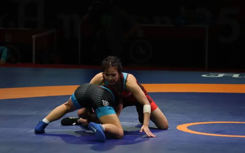 Зейнеп Баянова завоевала «бронзу» чемпионата Азии по женской борьбе