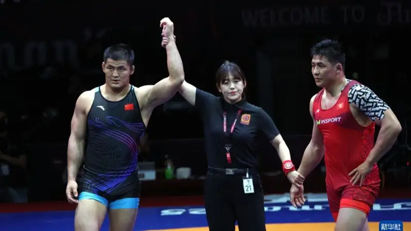 Қытайлық қазақ балуан Азия чемпионатында қола жүлде жеңіп алды