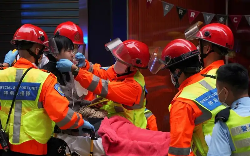 Гонкондық 51 құтқарушы Мьянмаға келді