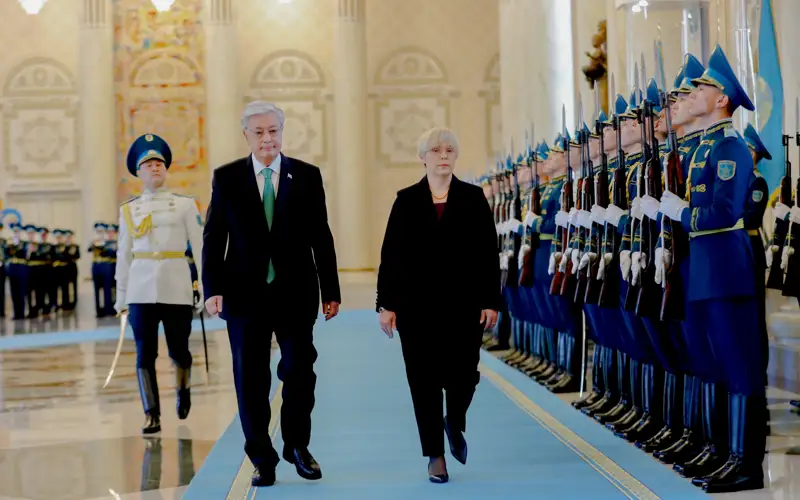 Тоқаев Словения президентін қарсы алды