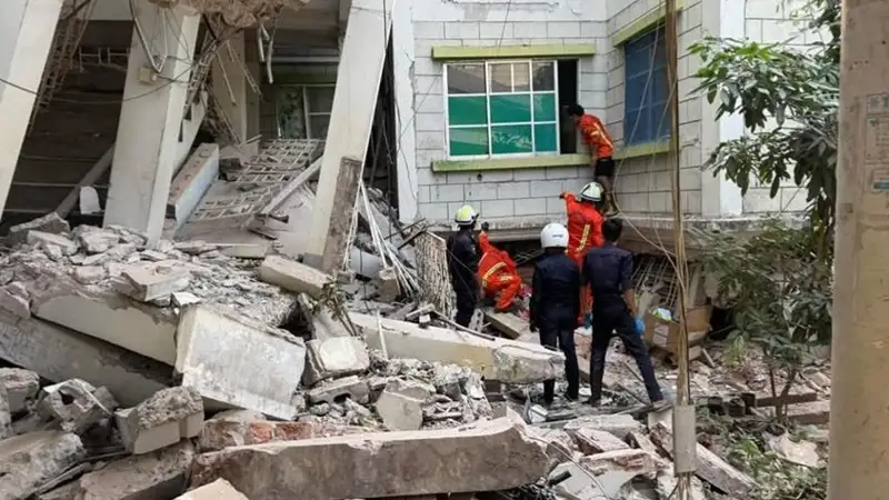 Землетрясение в Мьянме