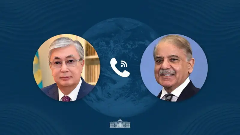 Memleket basshysy Pákistan Premer-mınıstri Shahbaz Sharıfpen telefon arqyly sóılesti