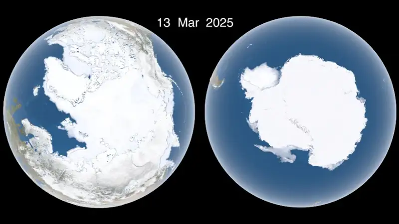 Зимний ледяной покров в Арктике достиг рекордного минимума — Ученые NASA