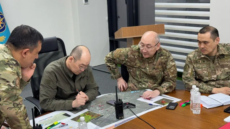 Загорелся лесной массив филиала «Семей орманы»