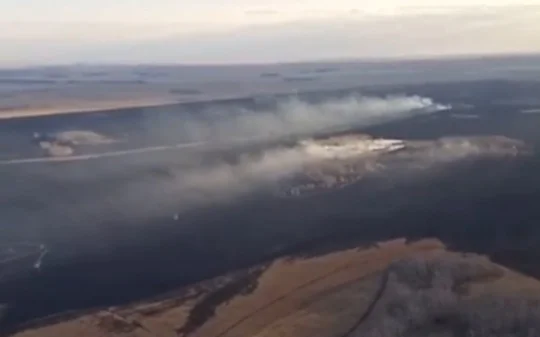 Природный пожар потушили в Костанайской области