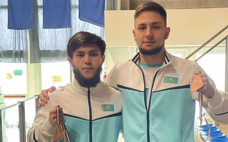 Казахстан завоевал «бронзу» на втором этапе Кубка мира по батутной гимнастике