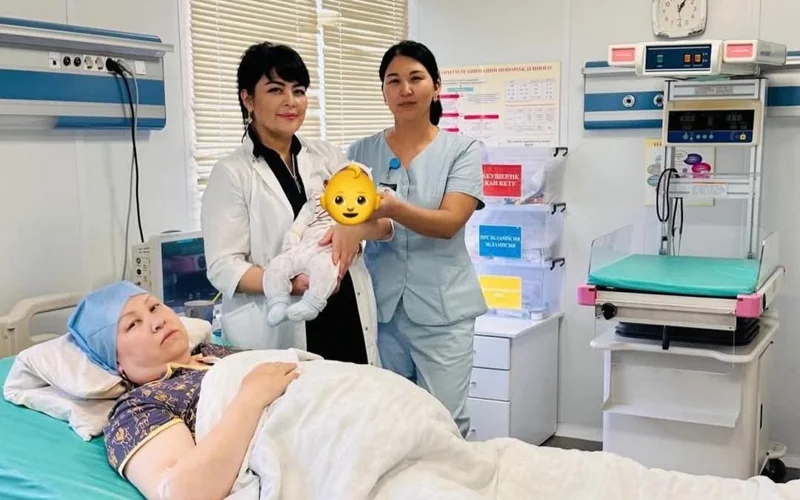 Шымкентте салмағы 7 келі алып сәби дүниеге келді