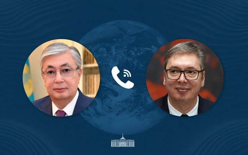 Касым-Жомарт Токаев переговорил по телефону с Александром Вучичем