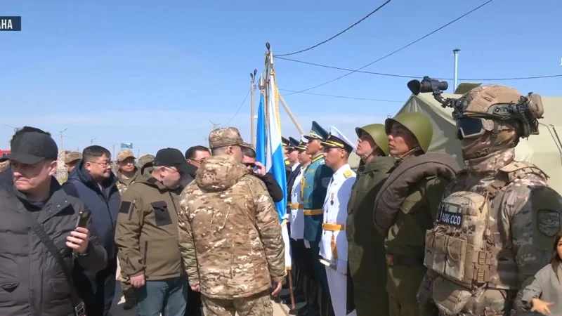 Как военные готовятся к параду в Астане, посвященному 80-летию Победы