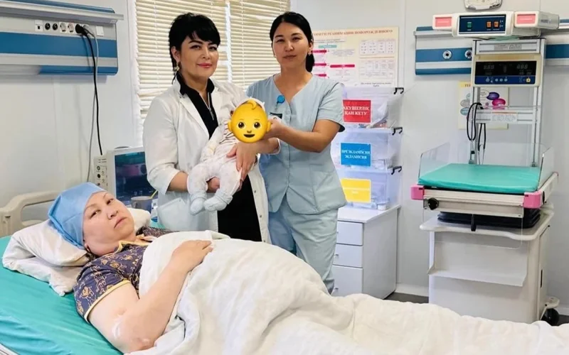 Giant baby born in Shymkent