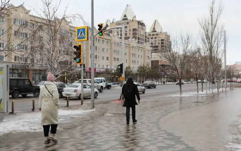 весна, непогода в Астане